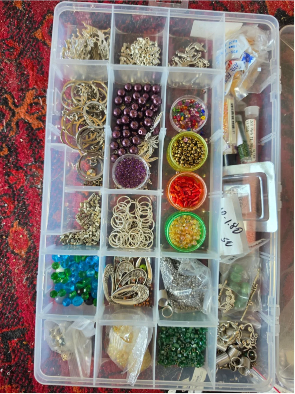 jewelry making and beads! all top notch quality .no plastic. all czech. natural